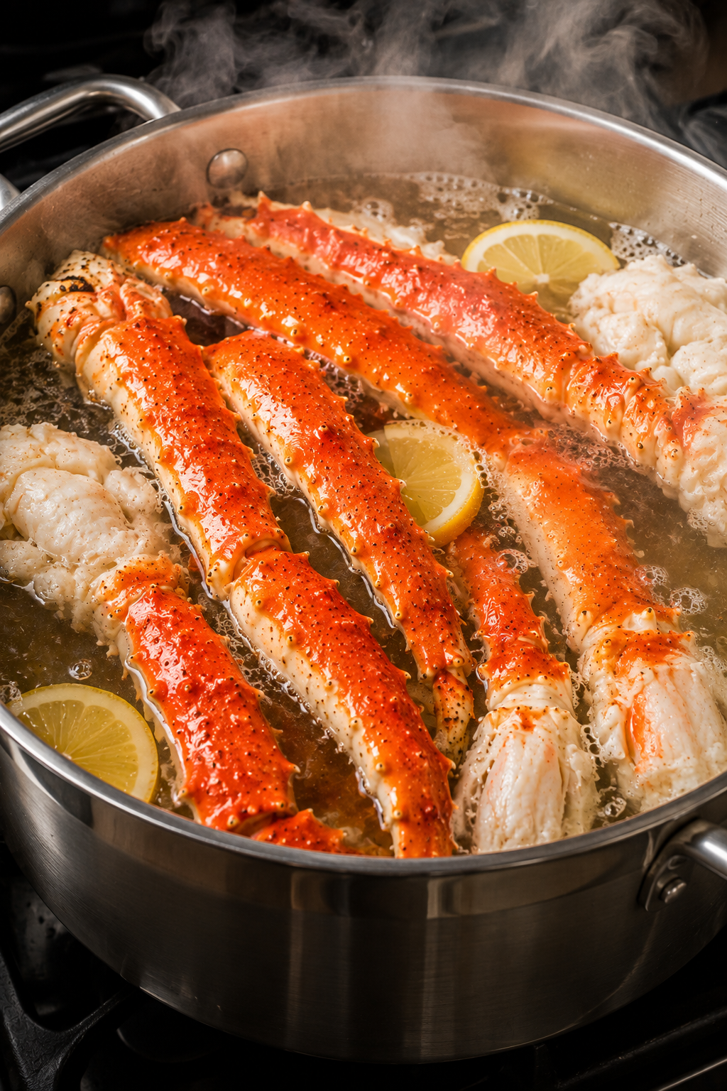 🦀 Premium King Crab Legs – Wild-Caught Large Size, Sweet & Tender Meat Seafood Feast Delivered To Your Door