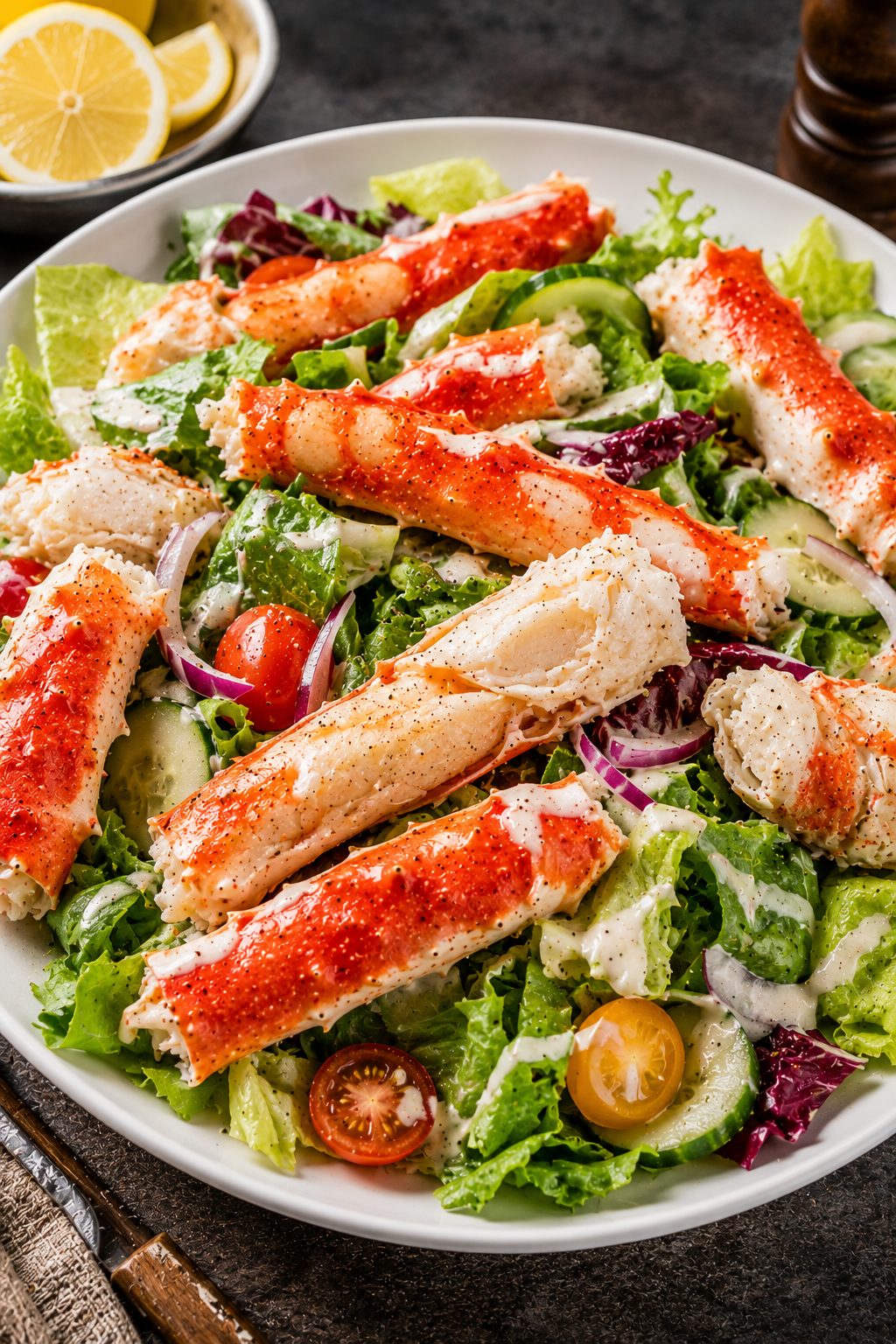 🦀 Premium King Crab Legs – Wild-Caught Large Size, Sweet & Tender Meat Seafood Feast Delivered To Your Door